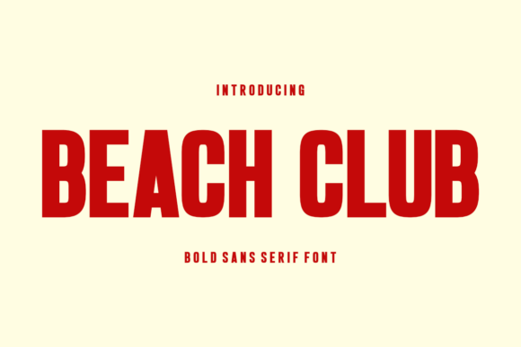 Beach Club Font for Bold Branding and Digital Campaigns