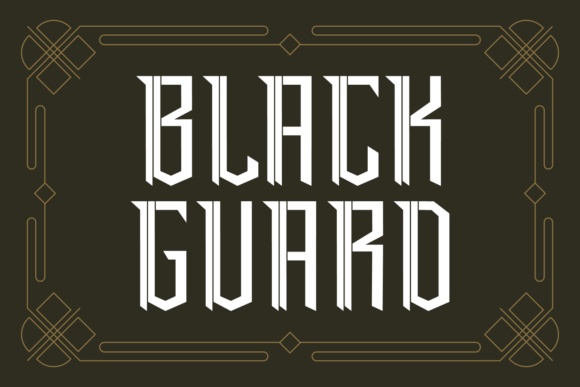 Black Guard: A Bold Display Font for Web Design
