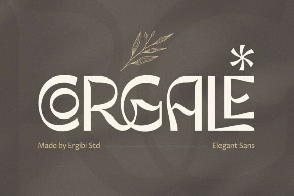 Corgale – A Modern Sans Serif Font for Digital Creativity