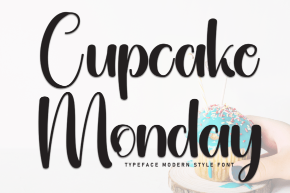 Cupcake Monday Font for Modern Editorial Design
