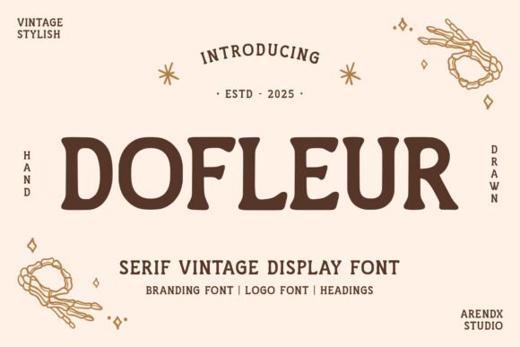 Dofleur: A Vintage Serif Font for Timeless Editorial Design