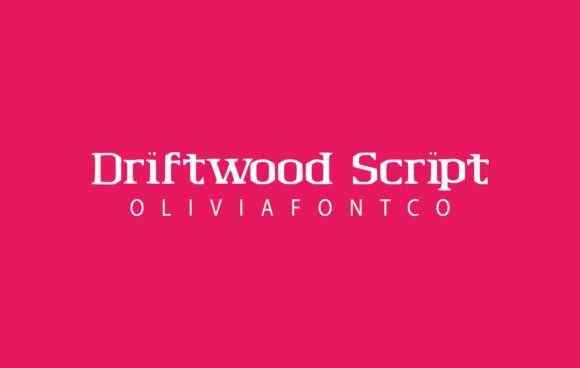 Driftwood Script: A Rustic Font for Polished Branding