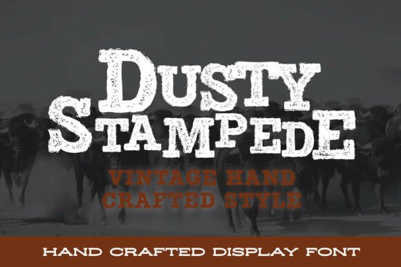 Dusty Stampede Font Review for Web Design