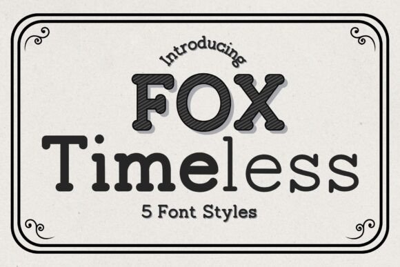 Fox Timeless Font for Handmade Creations