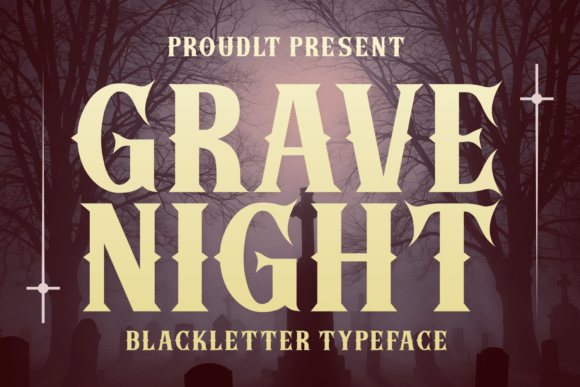Grave Night: A Gothic Typeface for Editorial Depth