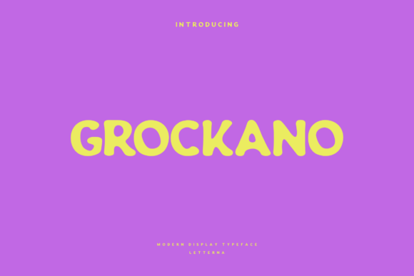 Grockano Font for Bold Digital Design