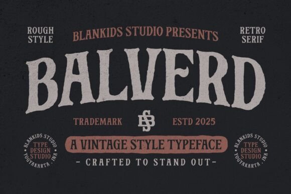 How Balverd Elevates Campaign Design with Vintage Serif Charm