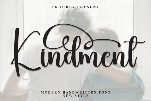 Kindment: A Stylish Script Font for Small Business Branding