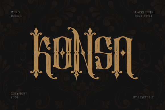 Konsa: A Timeless Blackletter Font for Digital Branding