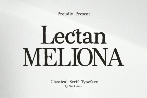 Lectan Meliona Font Review for Brand Designers