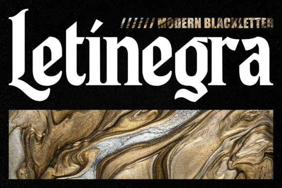 Letinegra: A Bold Blackletter Font for Editorial Design