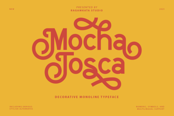 Mocha Tosca: A Modern Sans Serif Font for Bold Visuals