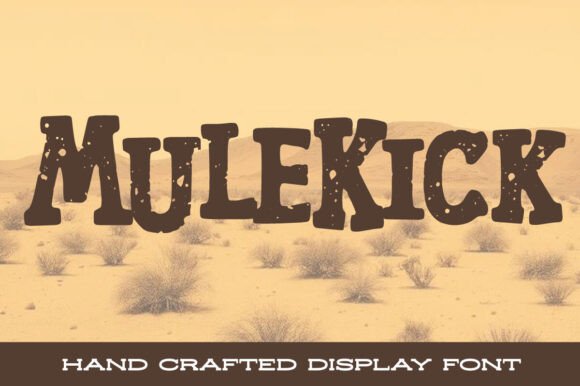 Mulekick: A Rugged Slab Serif Font for Bold Branding