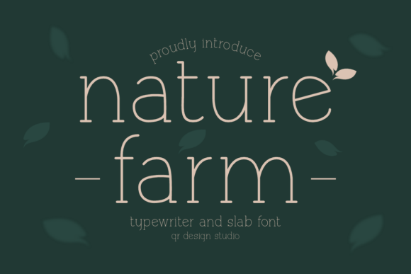 Naturefarm Font for Eco-Inspired Branding