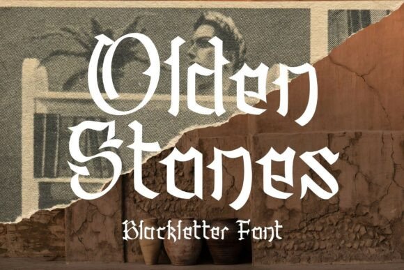 Olden Stones Font for Campaign Design