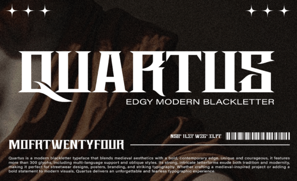 Quartus: A Blackletter Font for Bold Branding