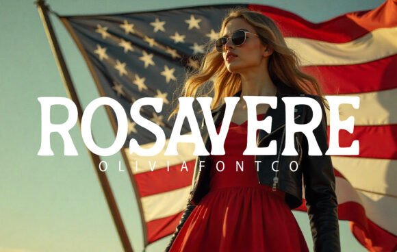 Rosavere: A Bold Serif Font for Branding Projects