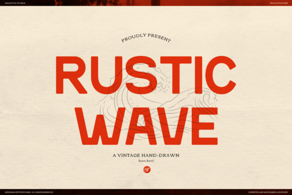 Rustic Wave: A Font That Elevates Brand Identity