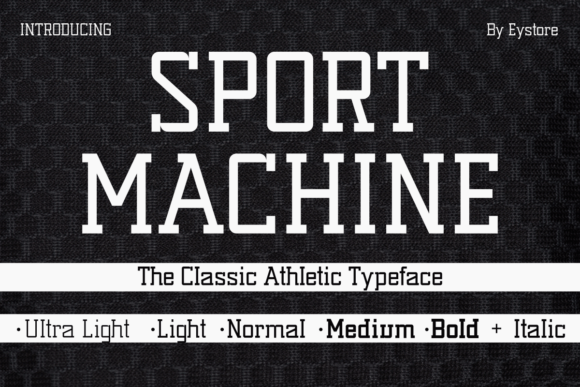 Sport Machine Font for Bold Visual Storytelling