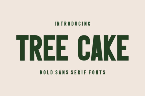 Tree Cake Font for Bold Branding and Visual Impact