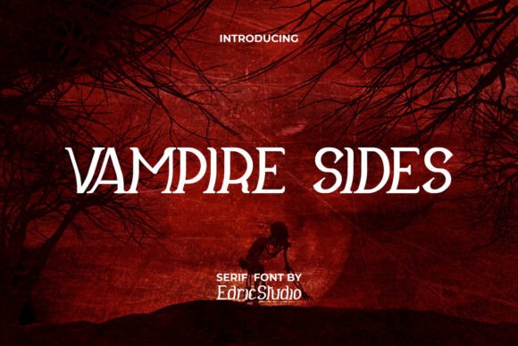 Vampire Sides: A Spooky Serif Font for Web Projects