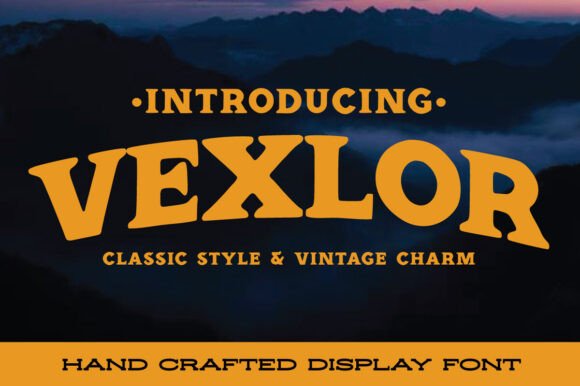 Vexlor Serif Font for Bold Branding and Marketing