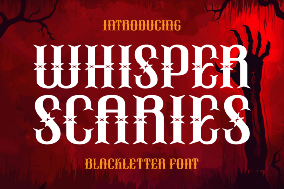 Whisper Scaries Font: A Darkly Elegant Choice for Handmade Creations