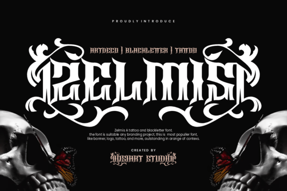 Zelmis: A Bold Blackletter Font for Editorial Design